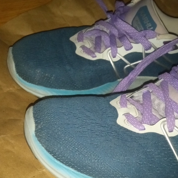 Karhu Fusion 3.5 Women's Shoes, W10.5 Navy/Teal/Silver and Lavender/White Laces - Picture 10 of 13
